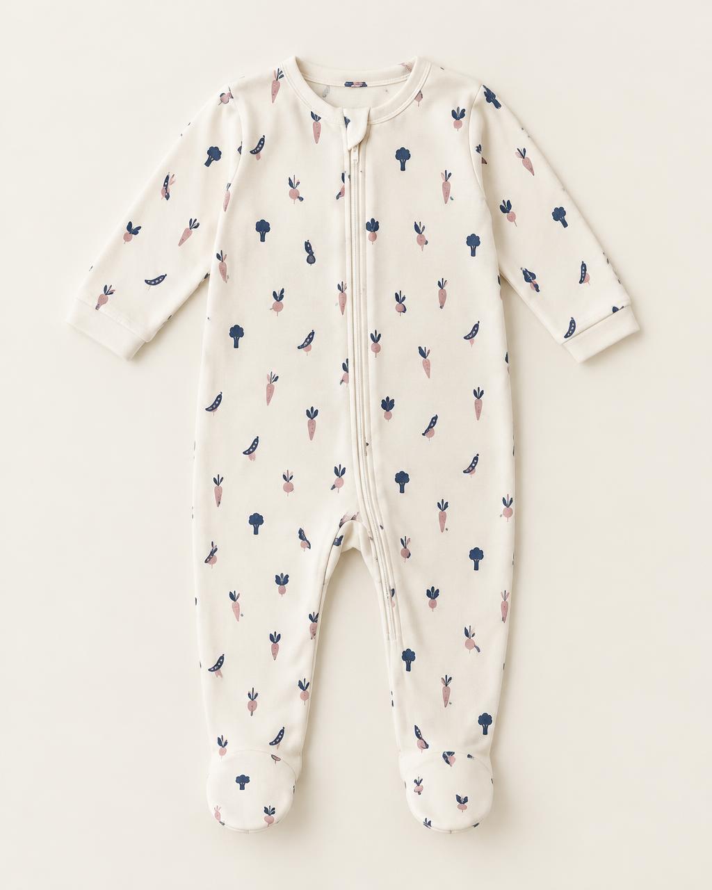Veggie Zip Sleepsuit